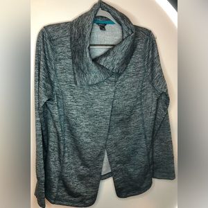 Eddie Bauer Women's Blue double breasted Jacket XL